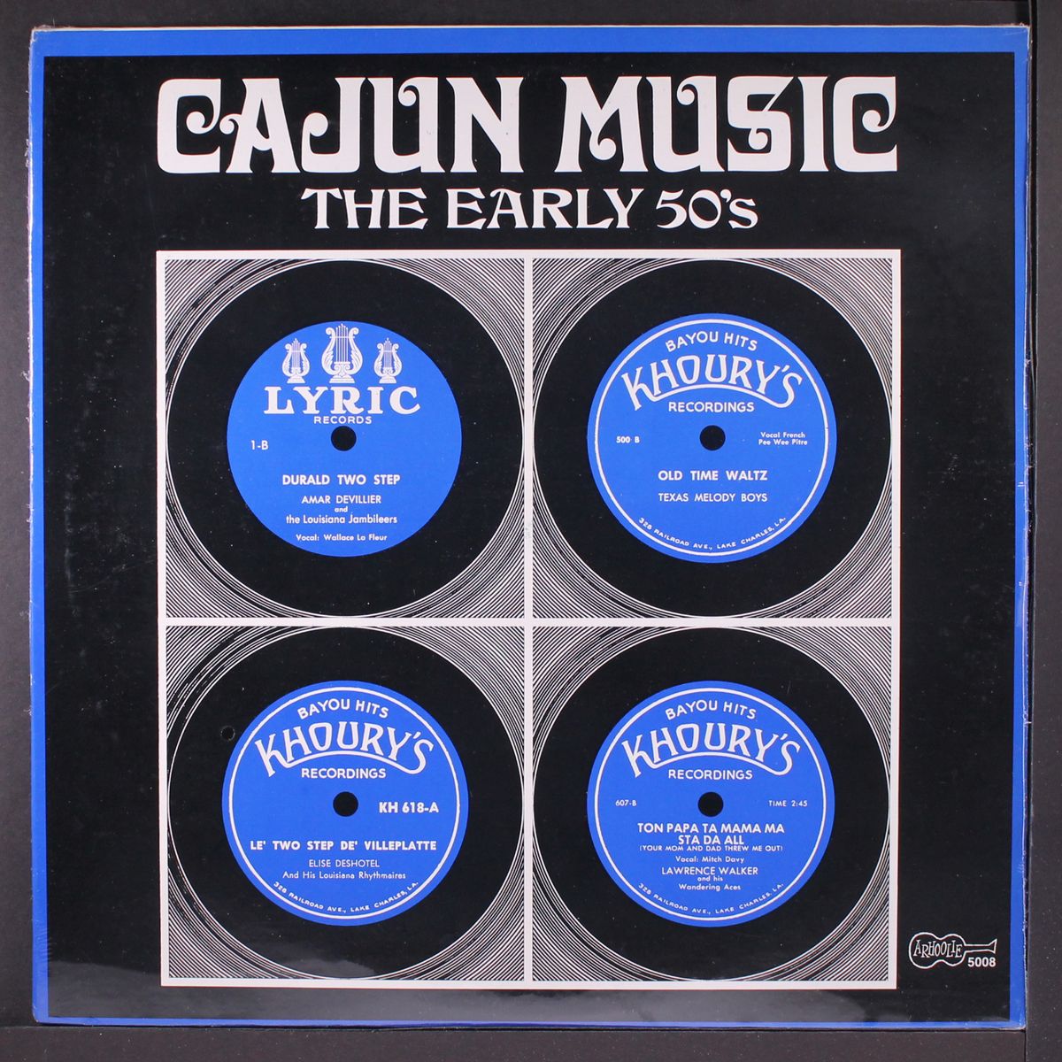 cajun music, the early 50's by VARIOUS