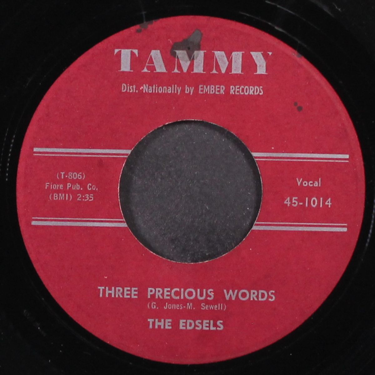 three precious words / let's go by EDSELS