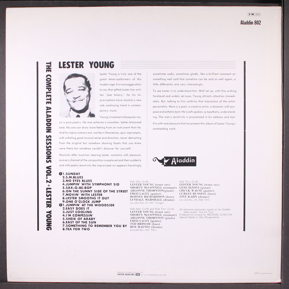 and his tenor-sax vol. 2 by LESTER YOUNG