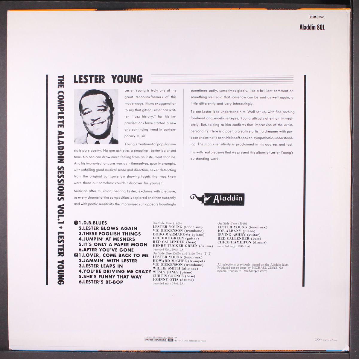 and his tenor sax, vol. 1 by LESTER YOUNG
