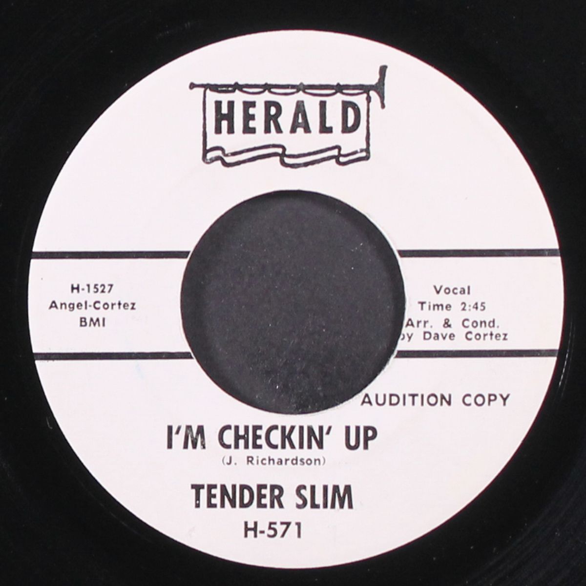 i'm checkin' up / don't cut out on me by TENDER SLIM