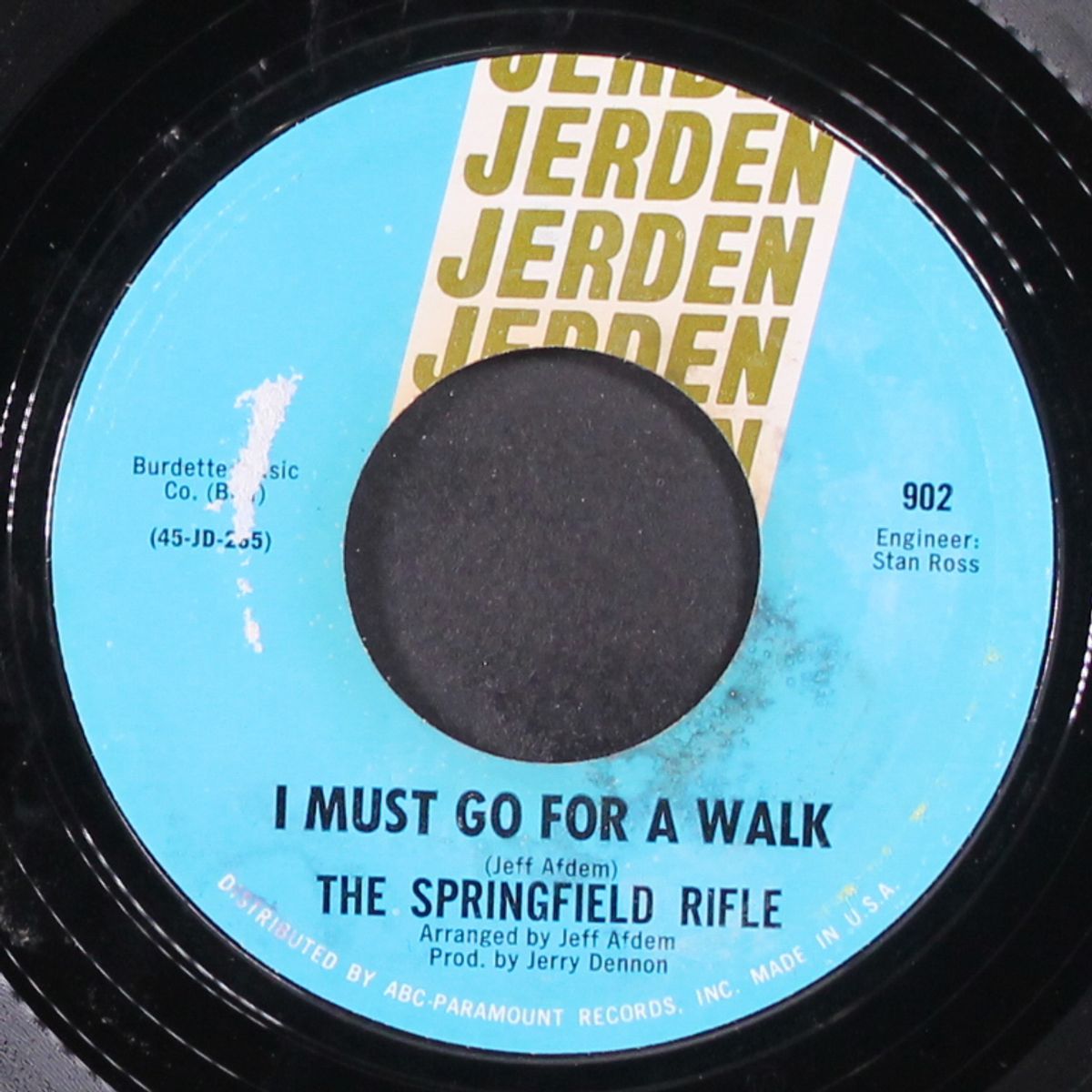 left of nowhere / i must go for a walk by SPRINGFIELD RIFLE