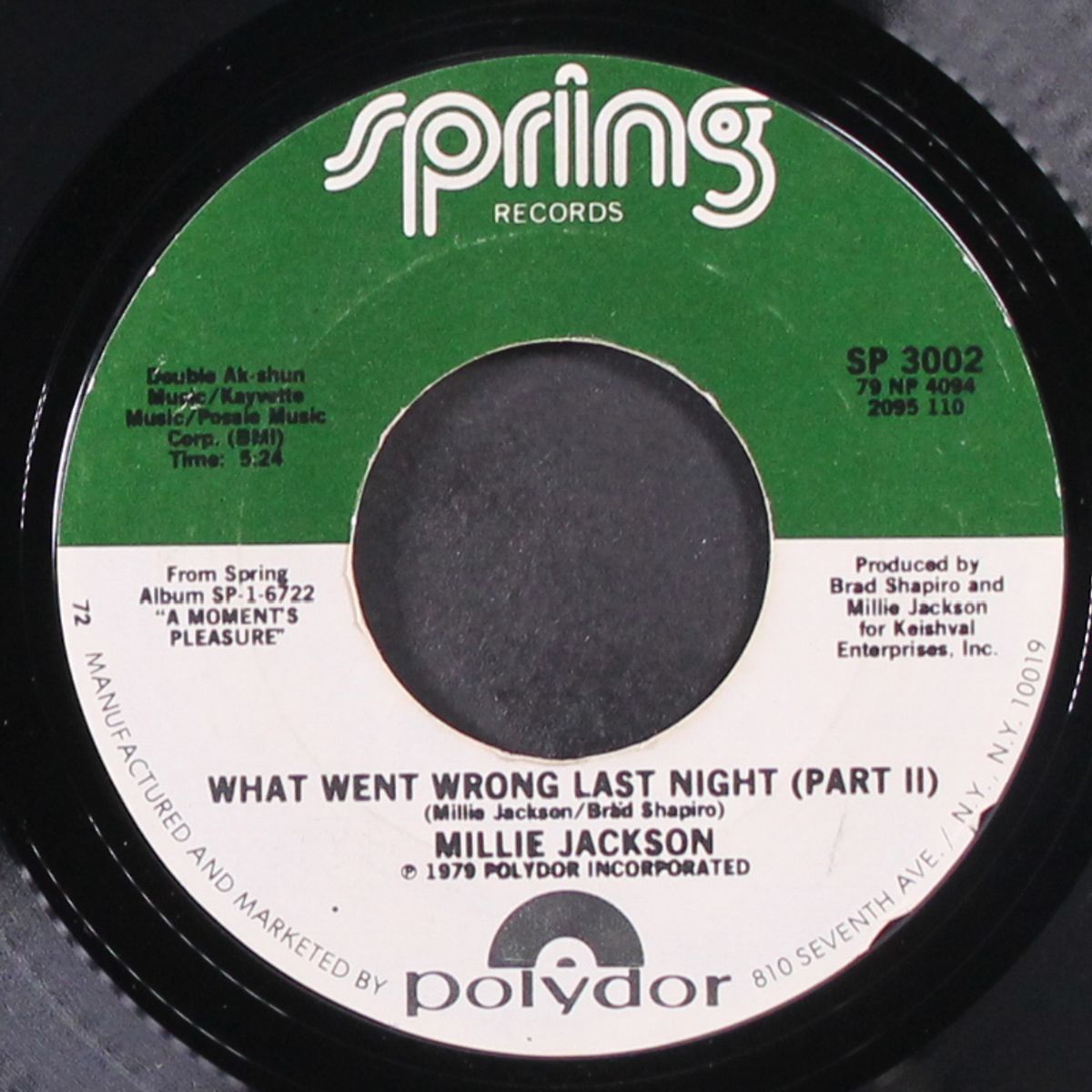 we got to hit it off / went wrong last night, part 2 by MILLIE JACKSON
