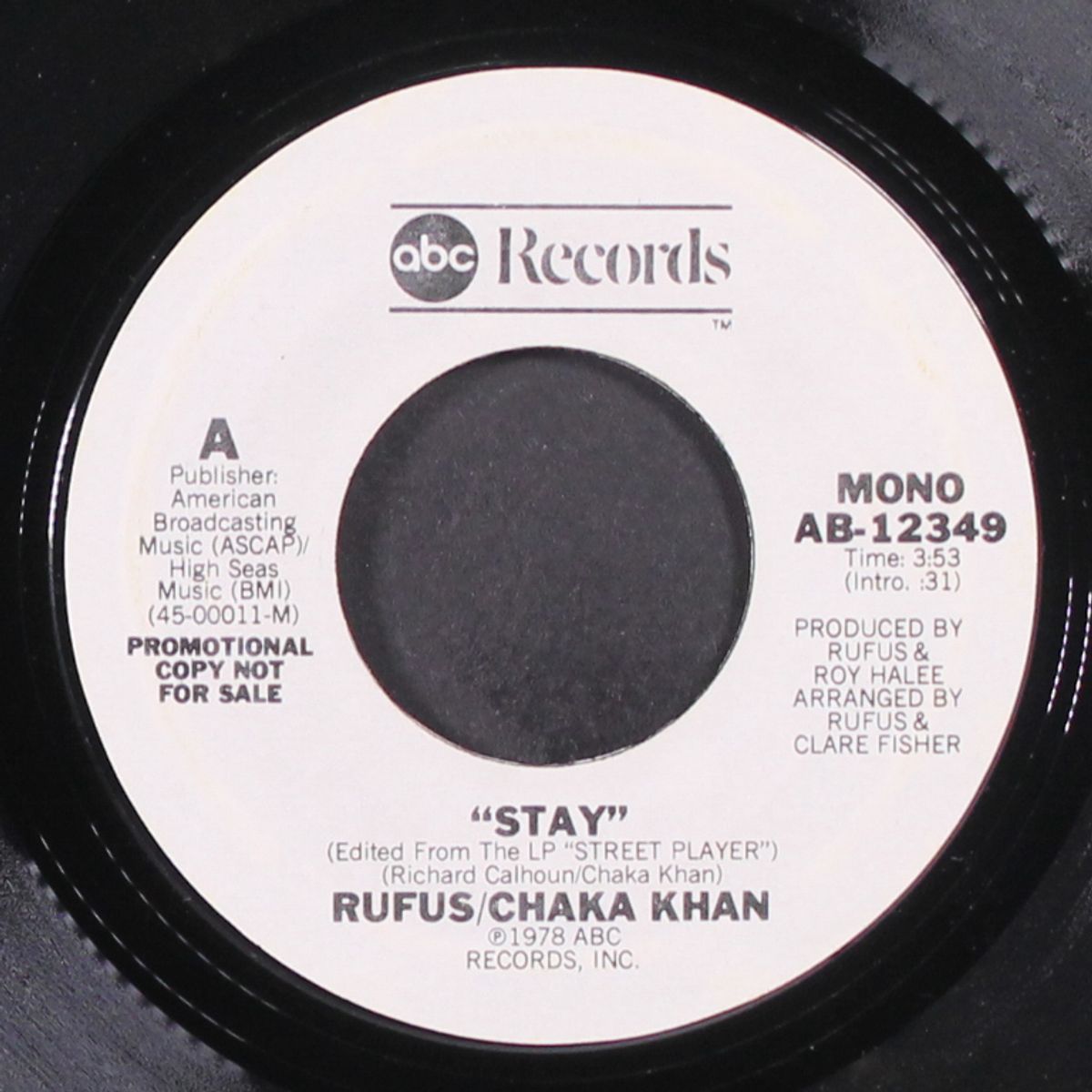 stay / mono by RUFUS / CHAKA KHAN