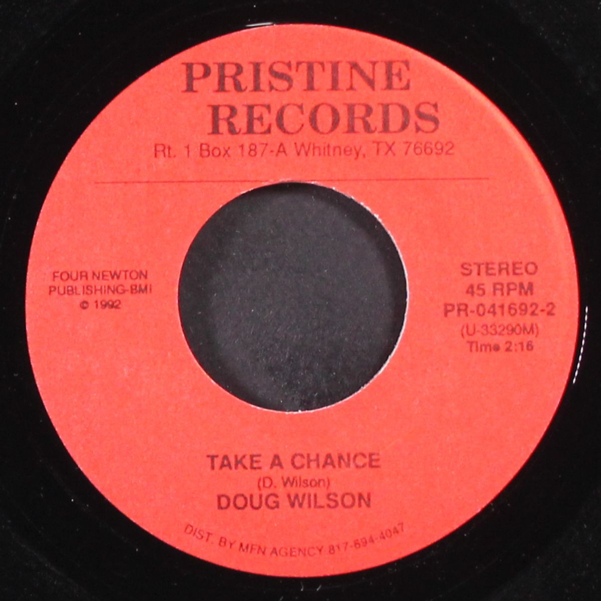 bad boy blues / take a chance by DOUG WILSON