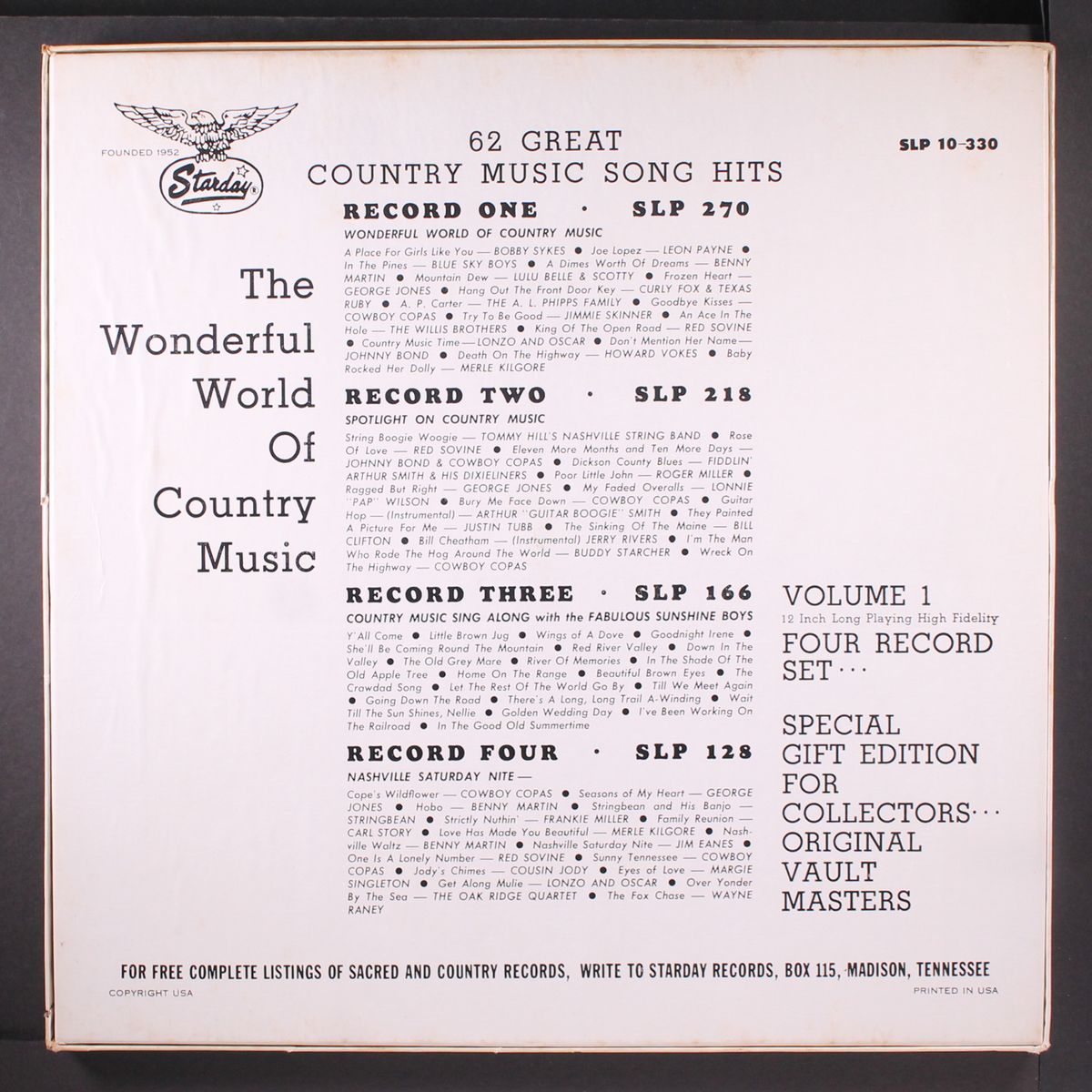 the wonderful world of country music by VARIOUS