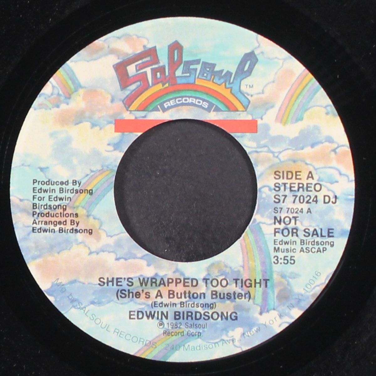 she's wrapped too tight (she's a button buster) / mono by EDWIN BIRDSONG