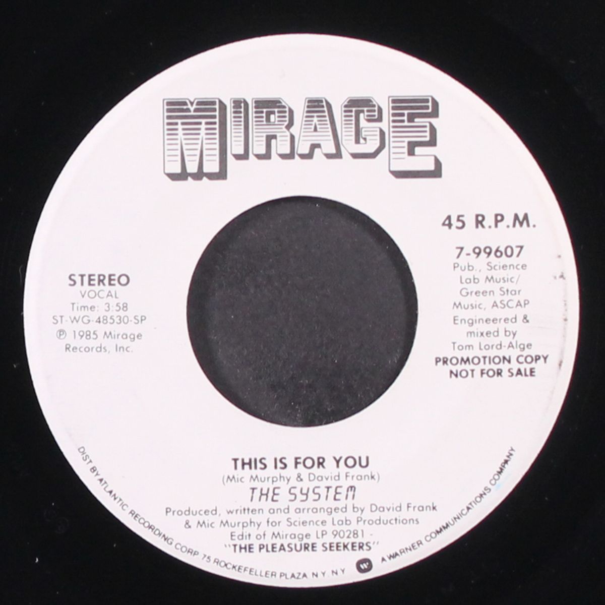 this is for you / same by SYSTEM