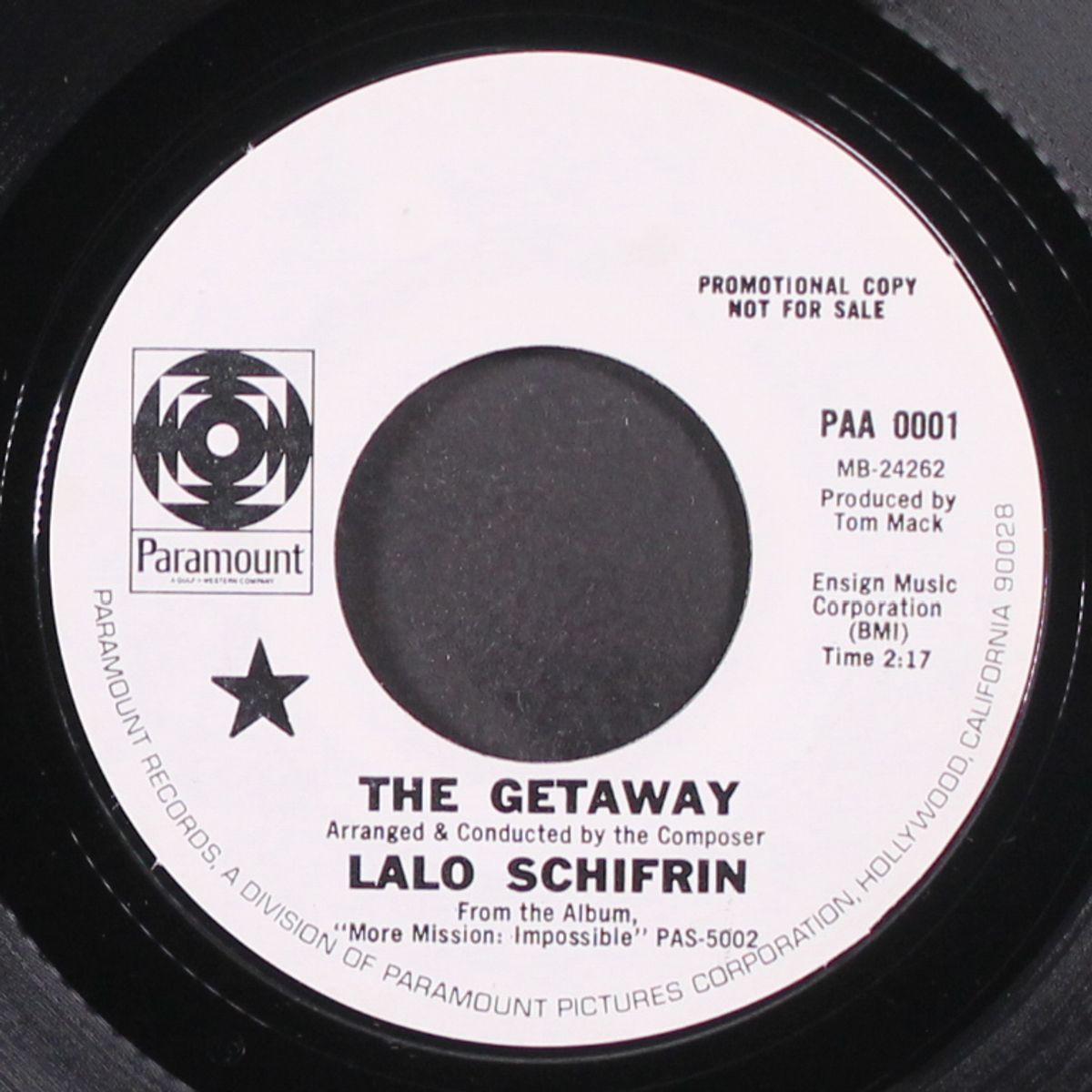 the getaway / self destruct by LALO SCHIFRIN