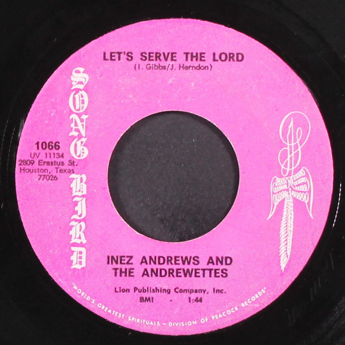 let's serve the lord / stranger in the city by INEZ ANDREWS & ANDREWETTES