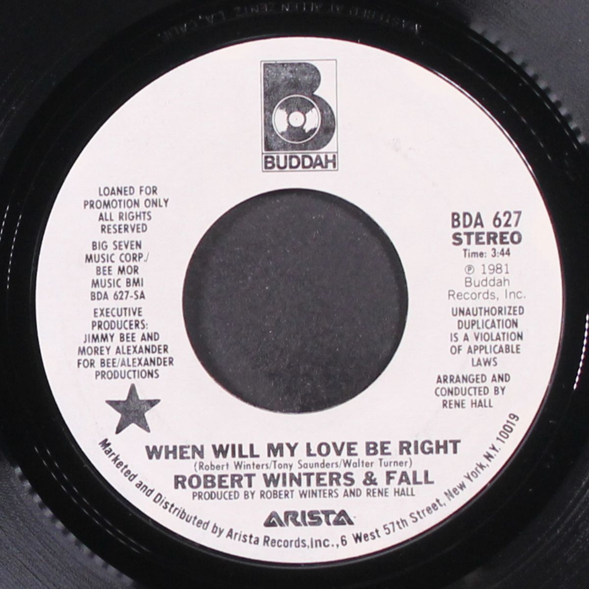 when will my love be right / mono by ROBERT WINTERS & FALL