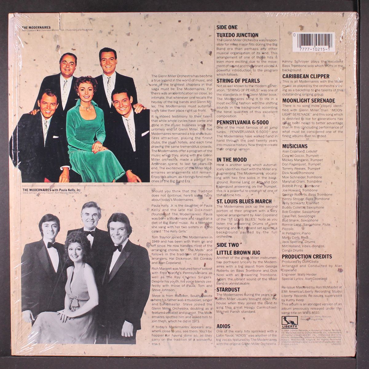 sing the great glenn miller instrumentals by MODERNAIRES