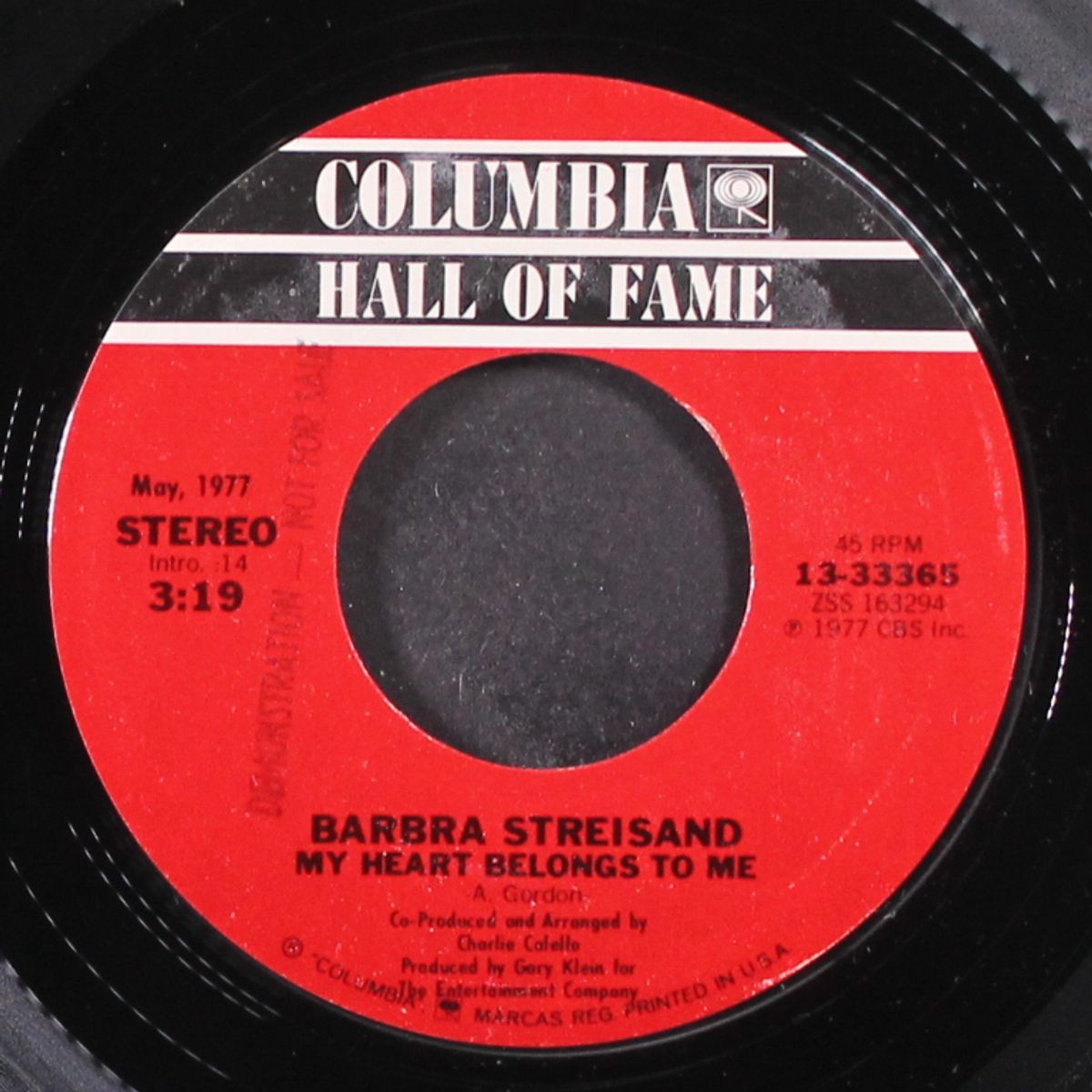 evergreen / my heart belongs to me by BARBRA STREISAND