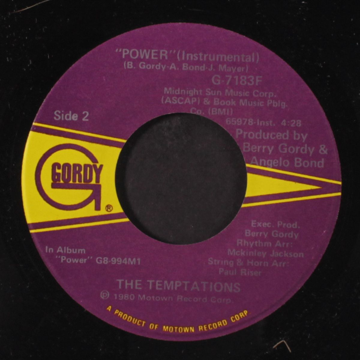 power / instrumental by TEMPTATIONS