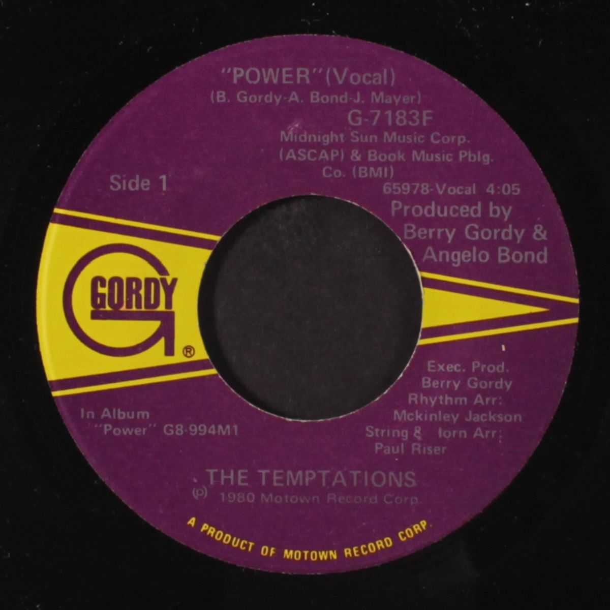 power / instrumental by TEMPTATIONS