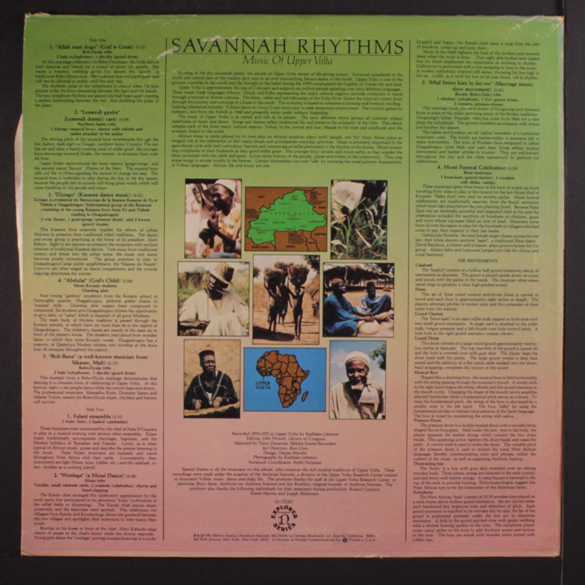 savannah rhythms - music of upper volta by VARIOUS