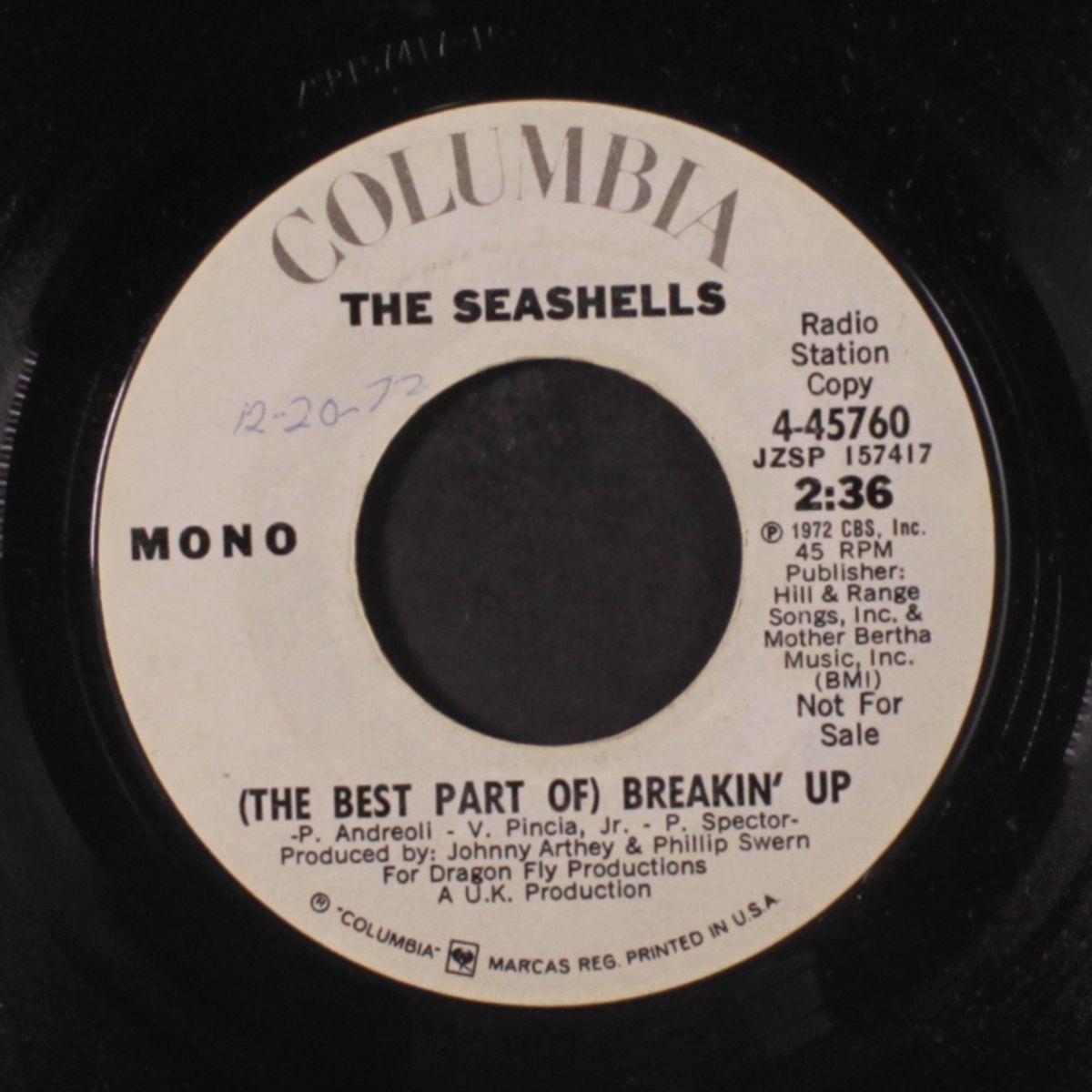 (the best part of) breakin' up / mono by SEASHELLS