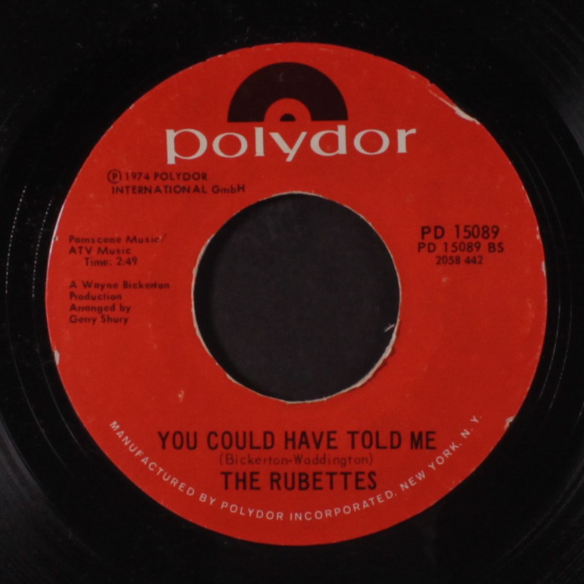 you could have told me by RUBETTES