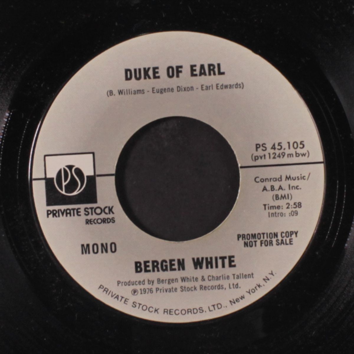 duke of earl / mono by BERGEN WHITE