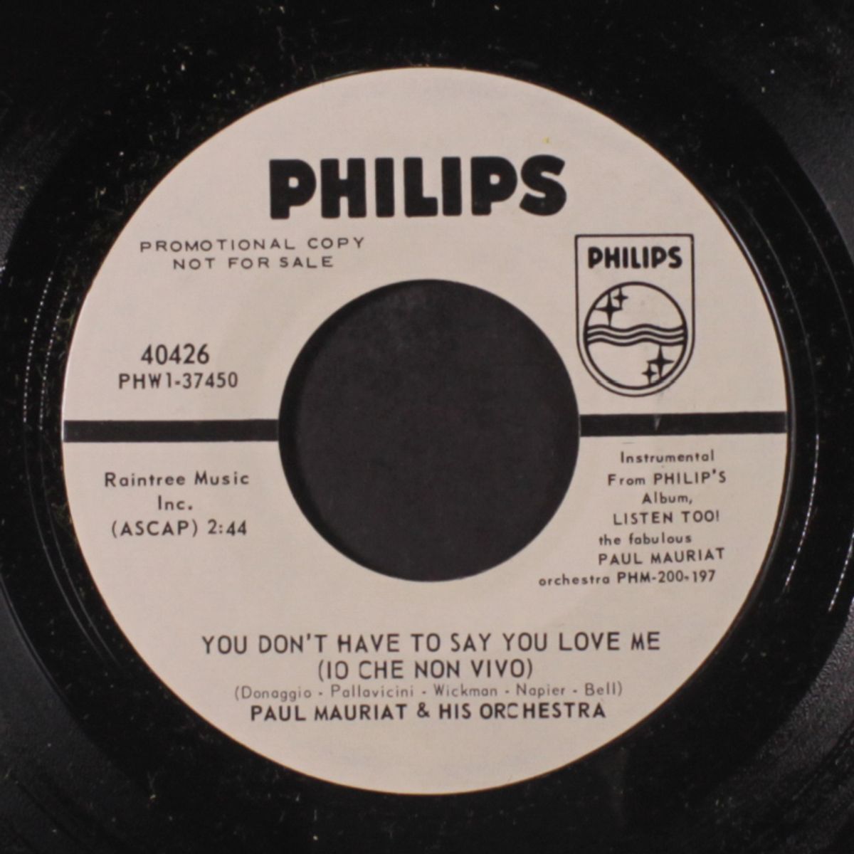 kiss tomorrow goodbye by PAUL MAURIAT