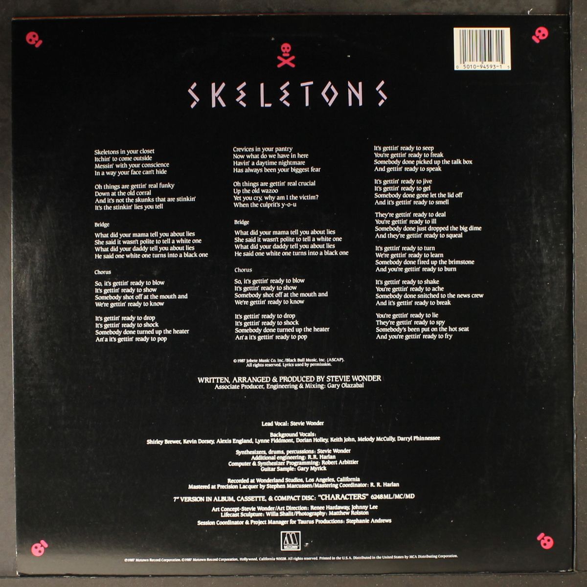 skeletons / instro by STEVIE WONDER