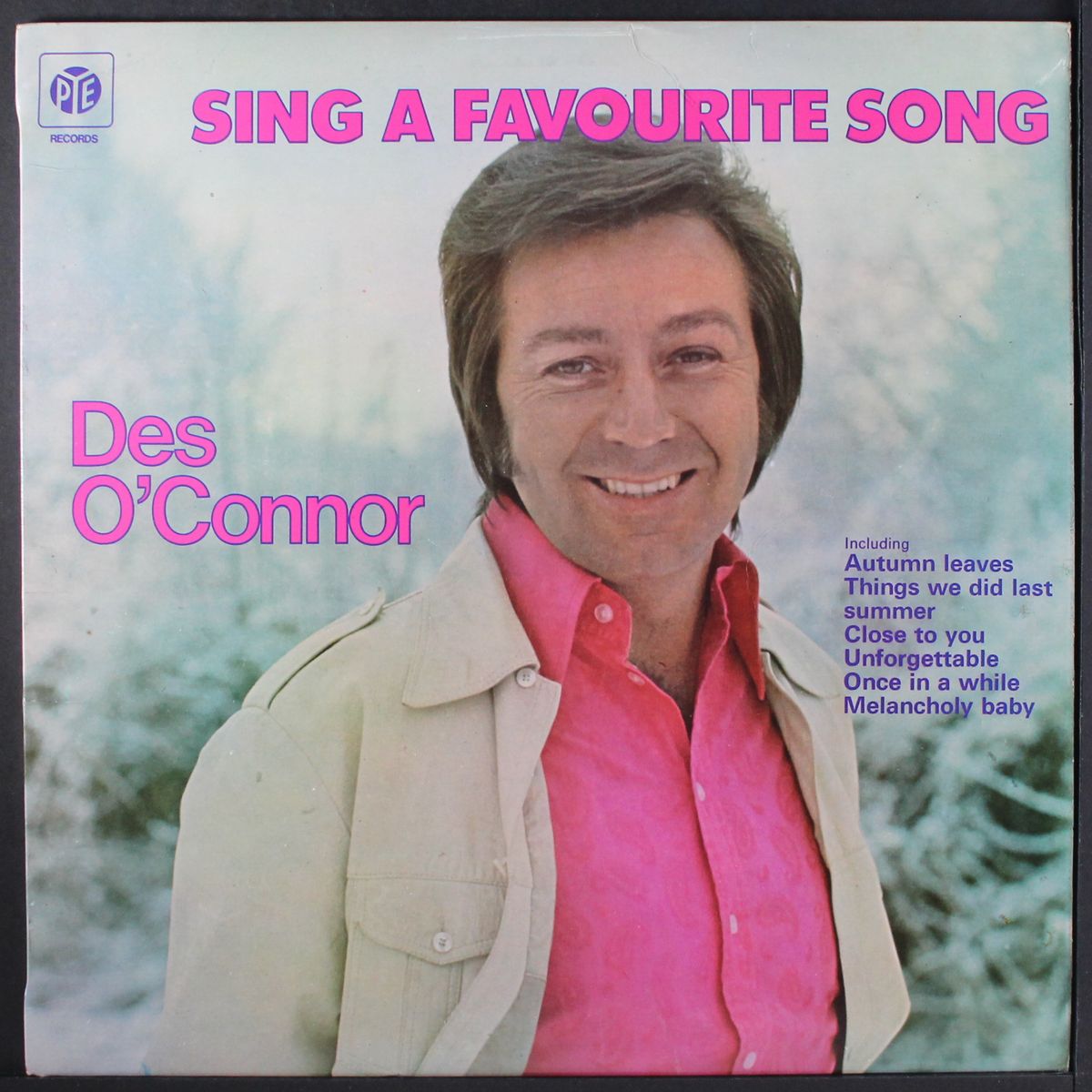 sing a favourite song by DES O'CONNOR