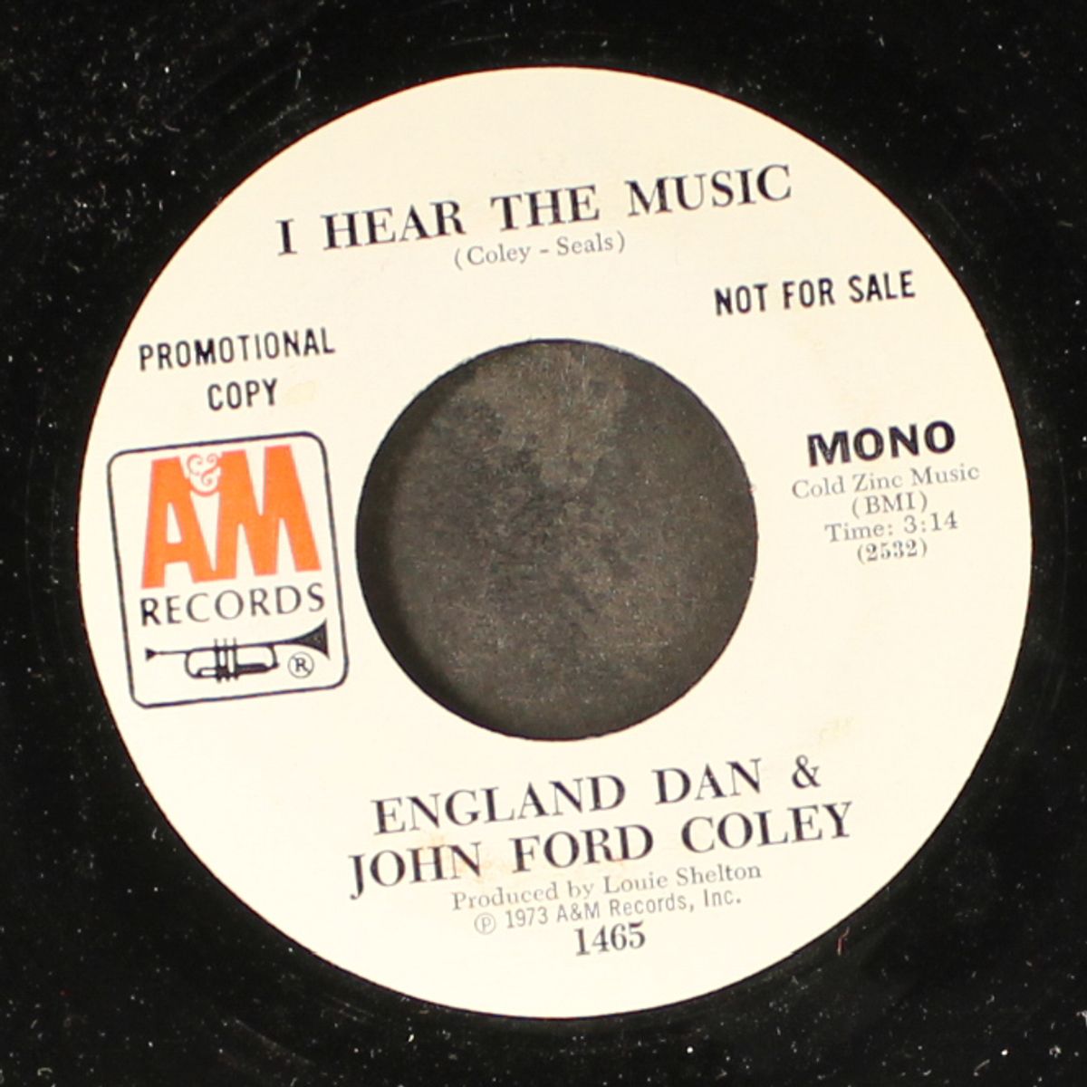 i hear the music / mono by ENGLAND DAN & JOHN FORD COLEY