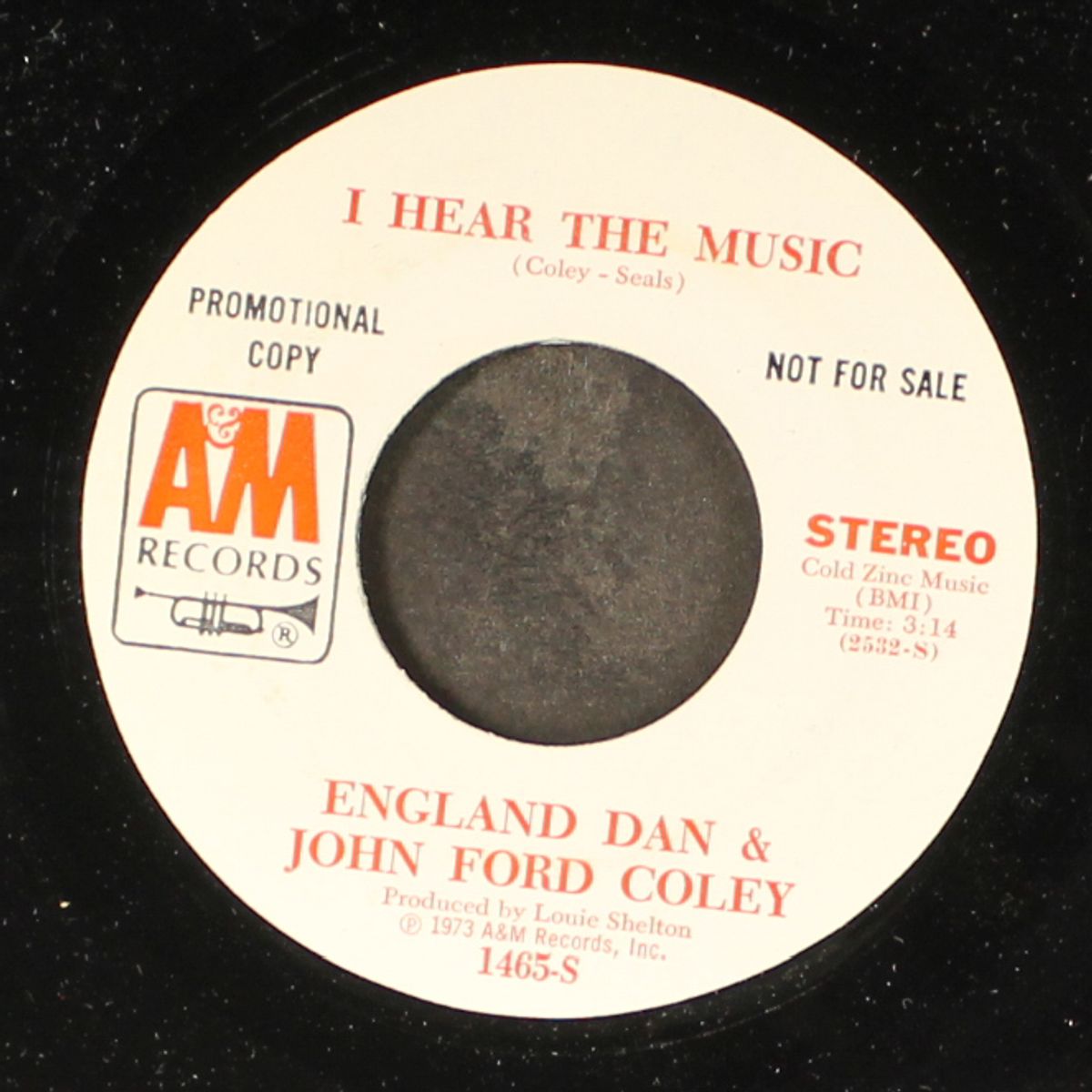 i hear the music / mono by ENGLAND DAN & JOHN FORD COLEY