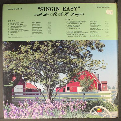 M.S.R. SINGERS