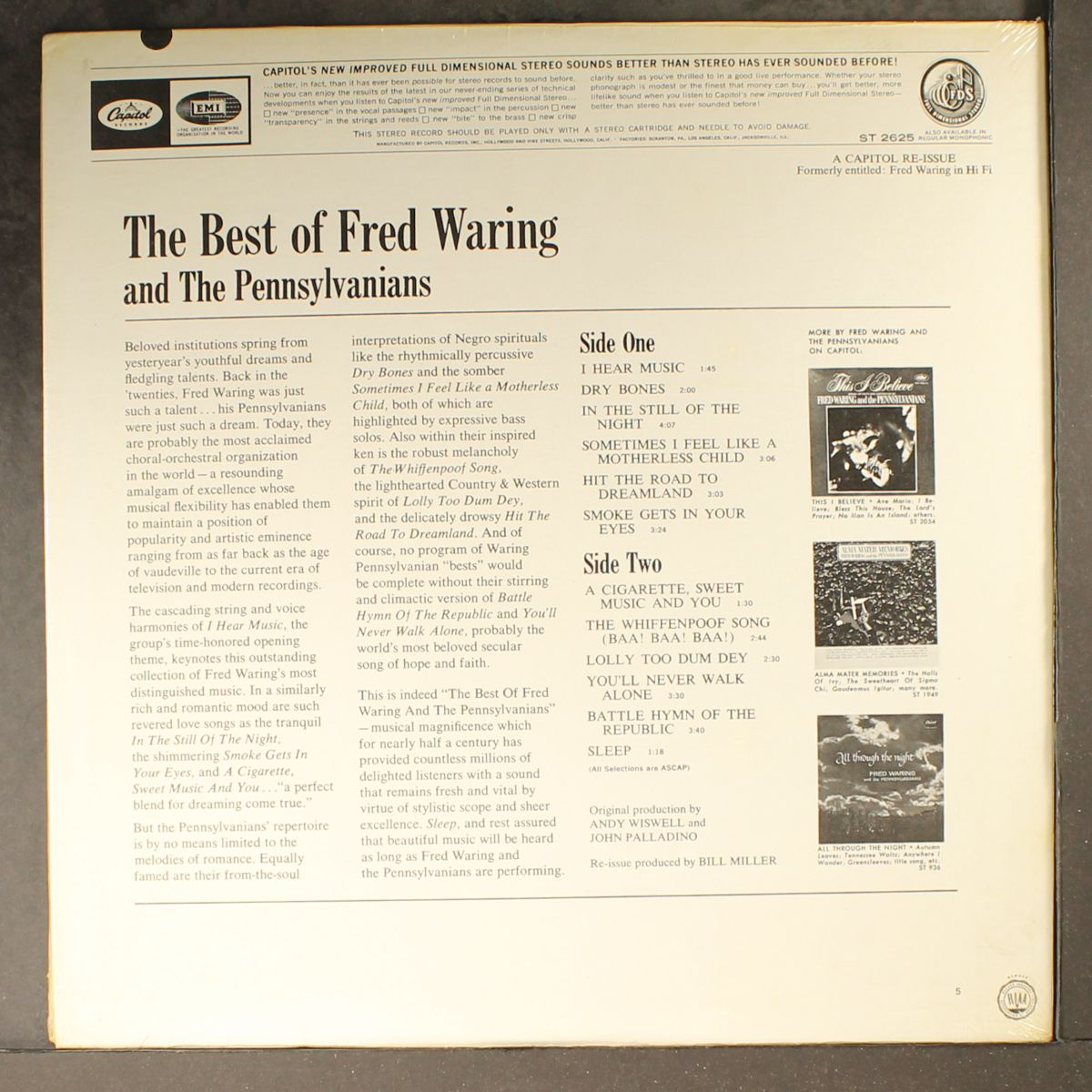 best of by FRED WARING AND THE PENNSYLVANIANS