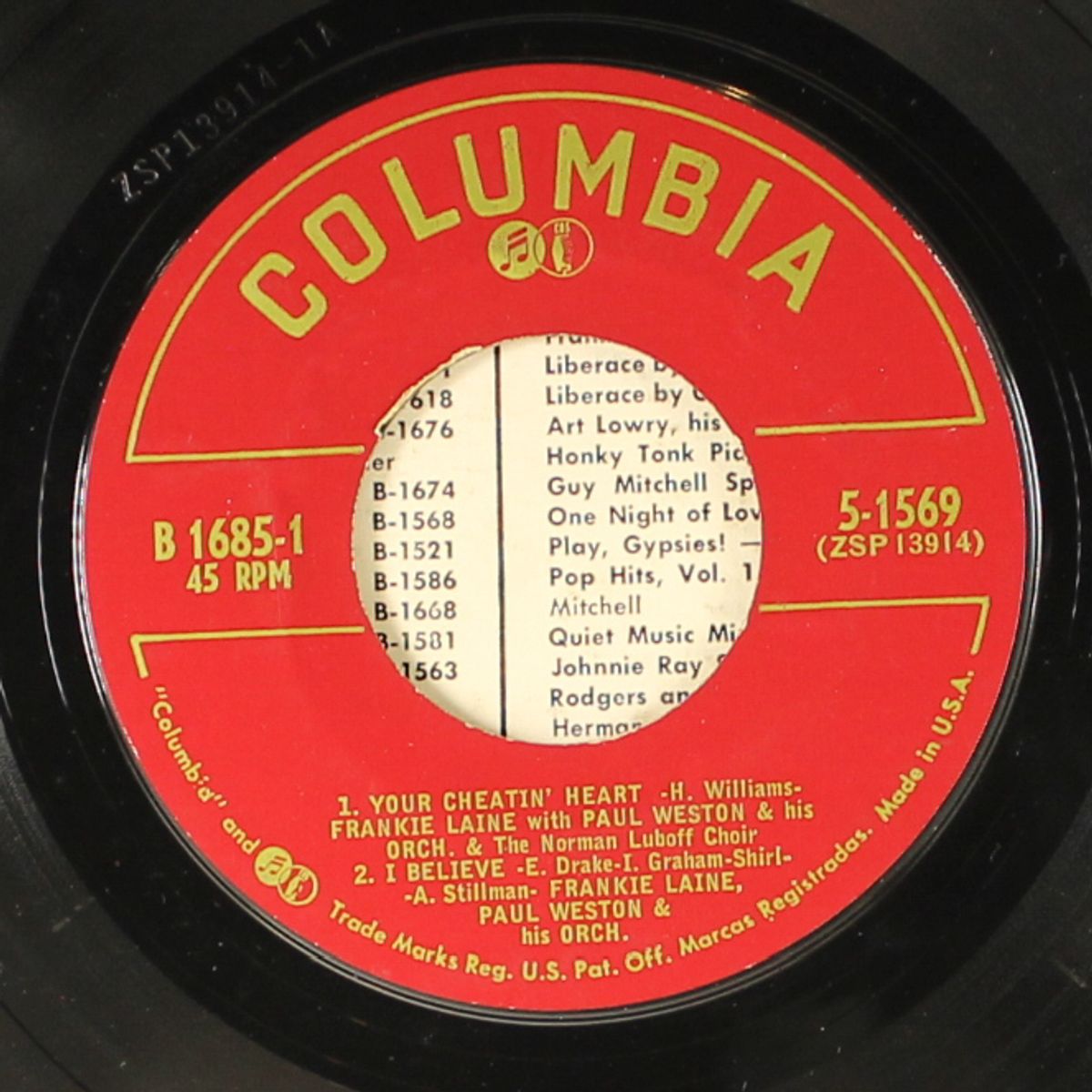 favorites by FRANKIE LAINE