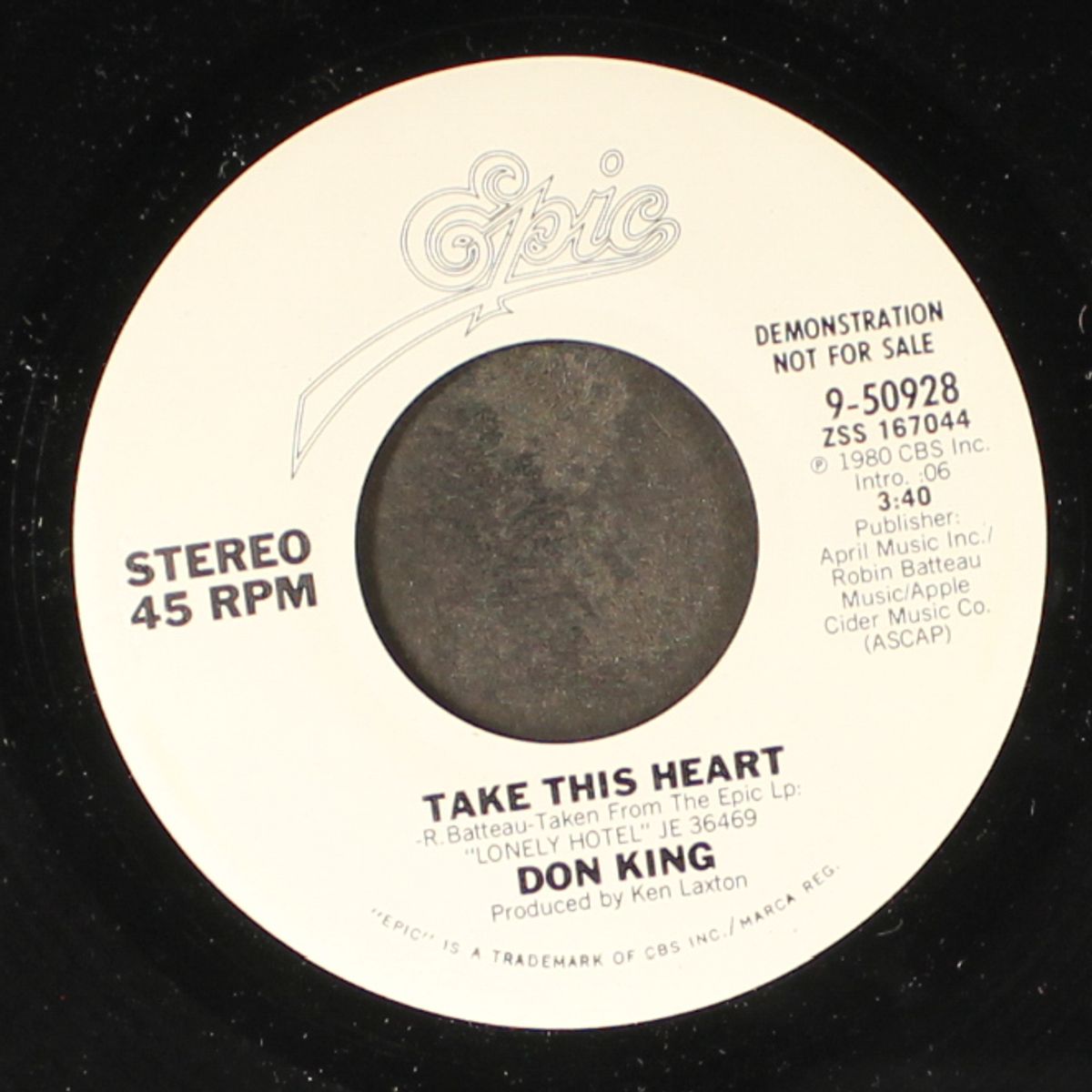 take this heart / same by DON KING