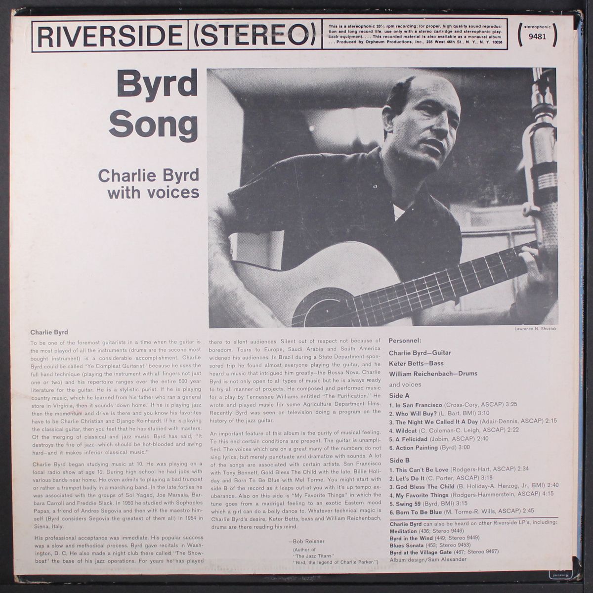 byrd song by CHARLIE BYRD