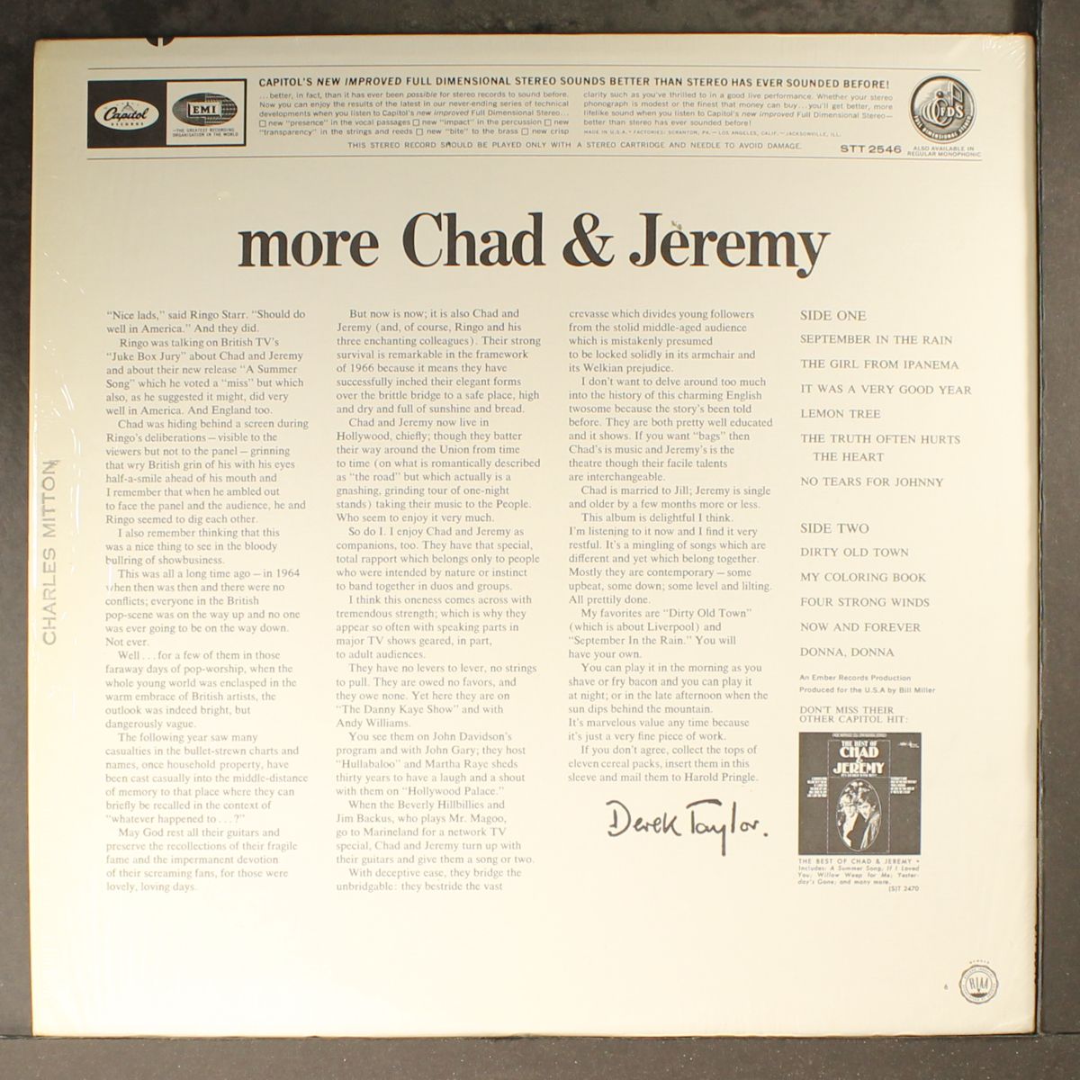 more chad & jeremy by CHAD & JEREMY