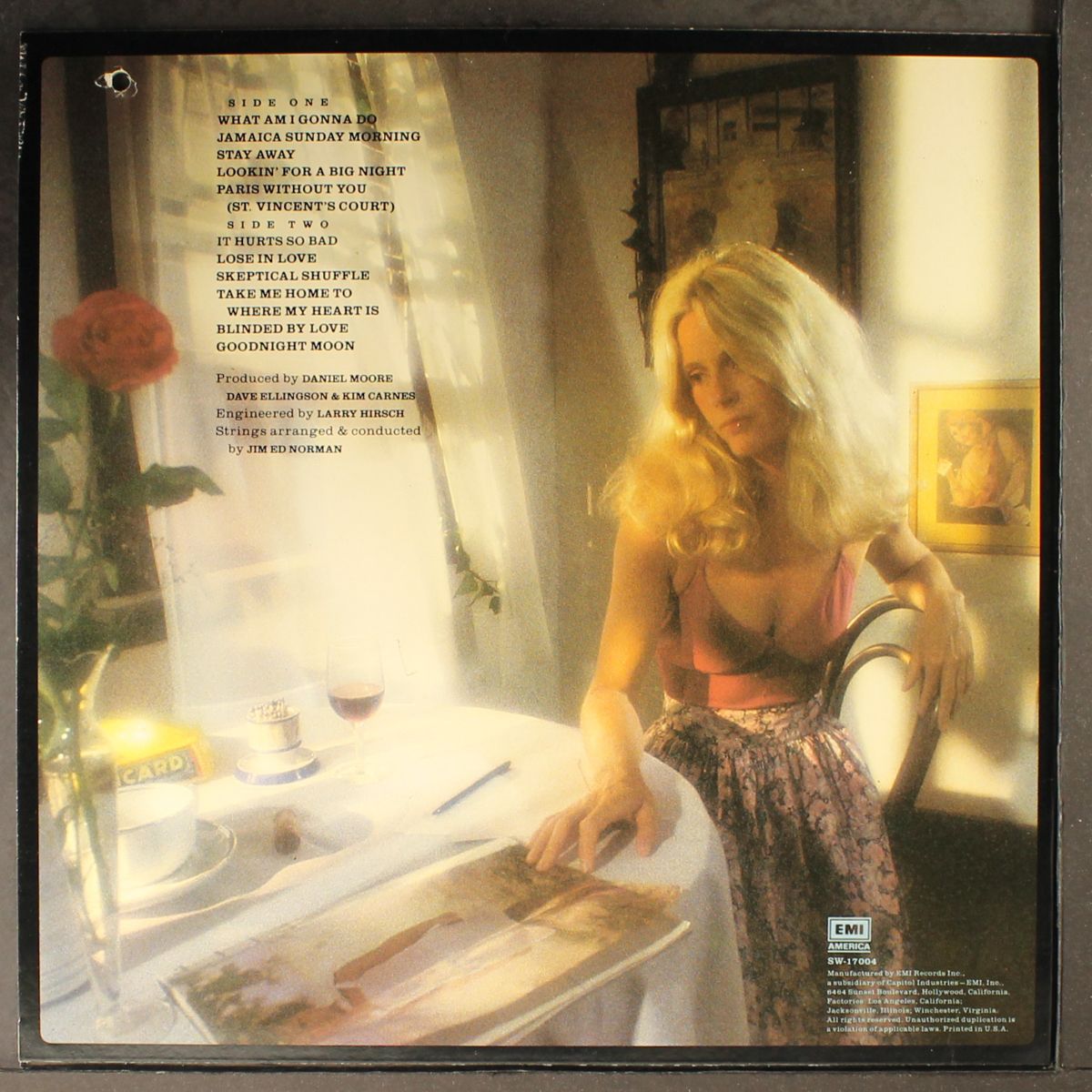 st. vincent's court by KIM CARNES