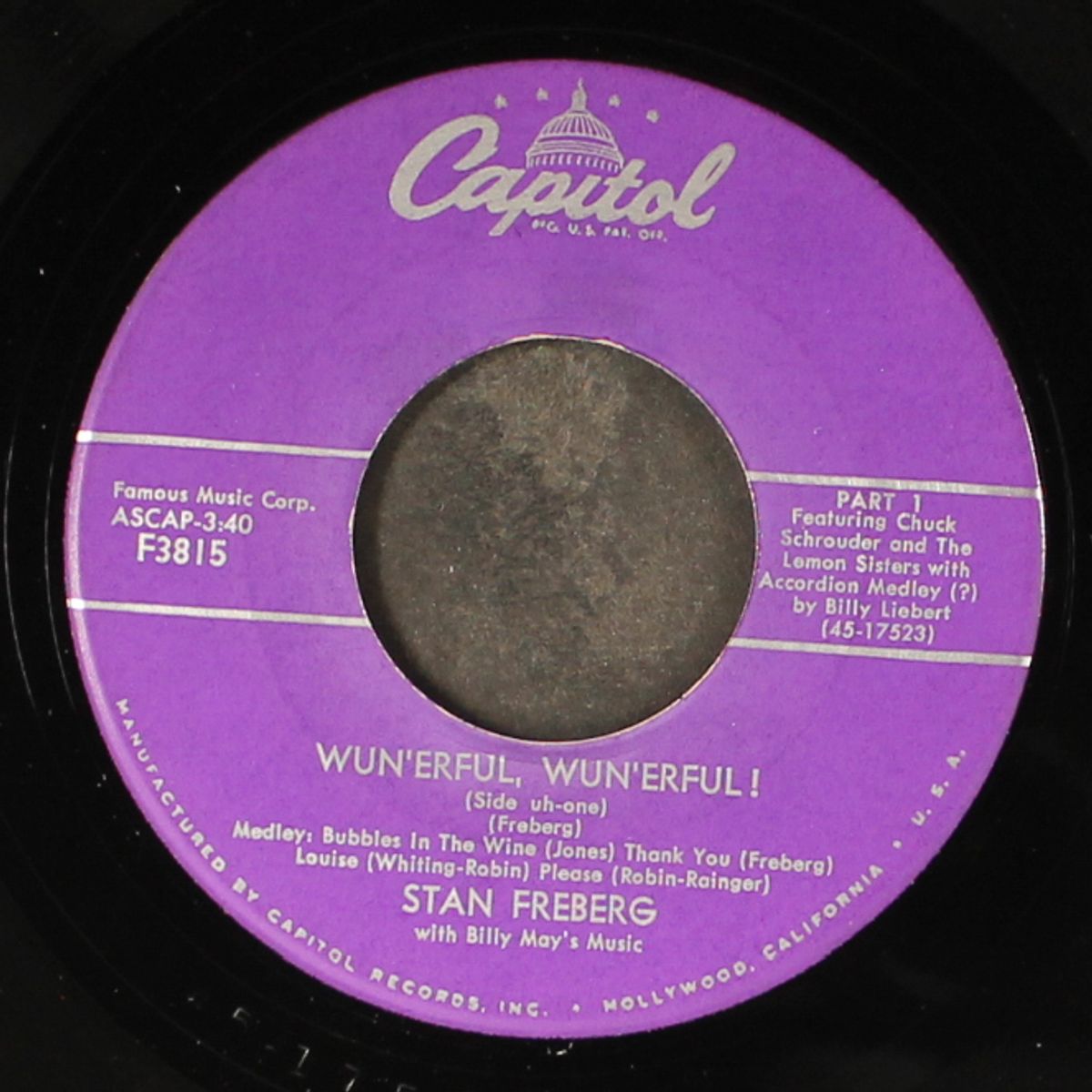 wun'erful, wun'erful! / part 2 by STAN FREBERG