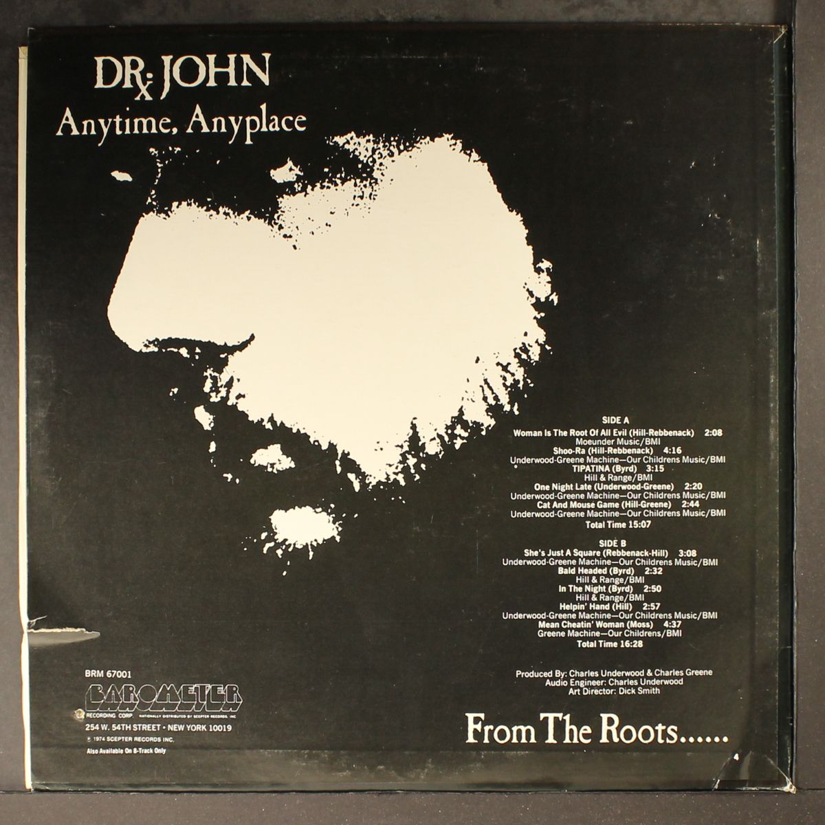 anytime, anyplace by DR. JOHN