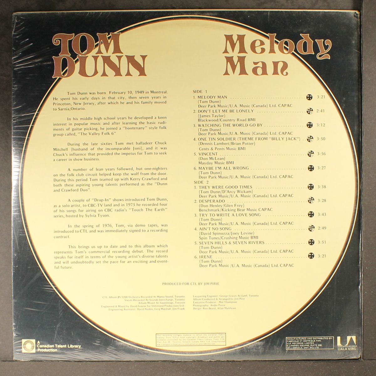 melody man by TOM DUNN