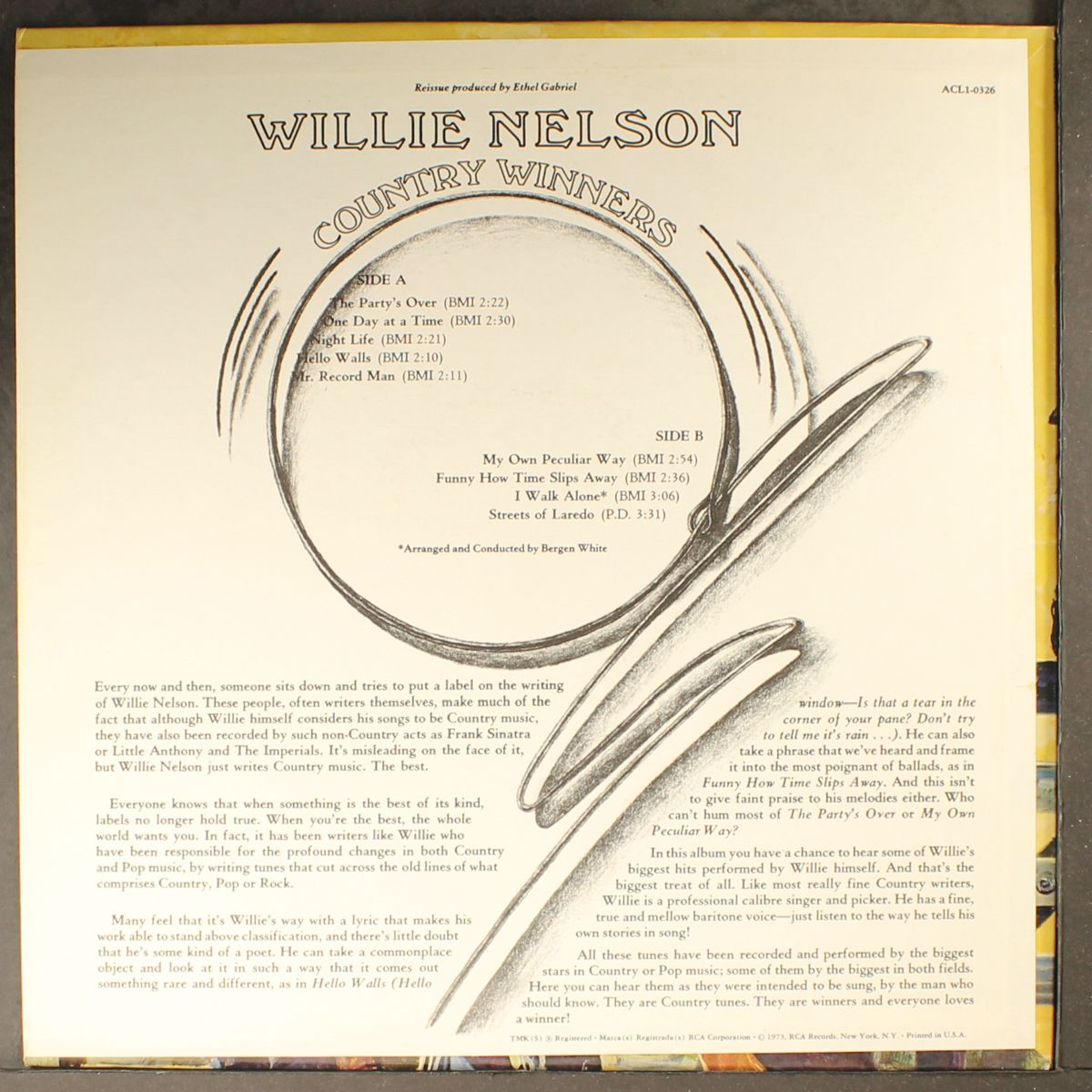country winners by WILLIE NELSON