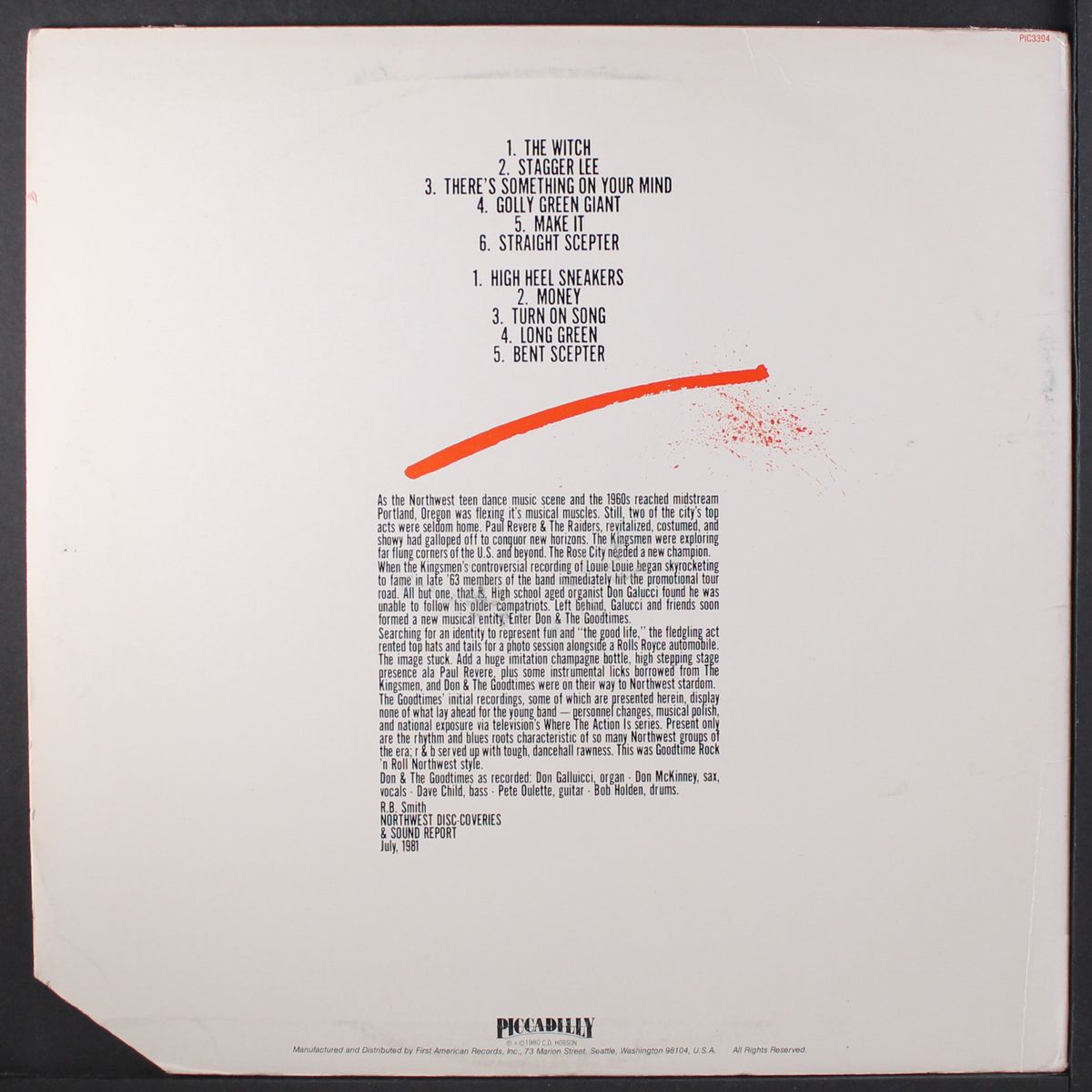 goodtime rock 'n' roll by DON & GOODTIMES