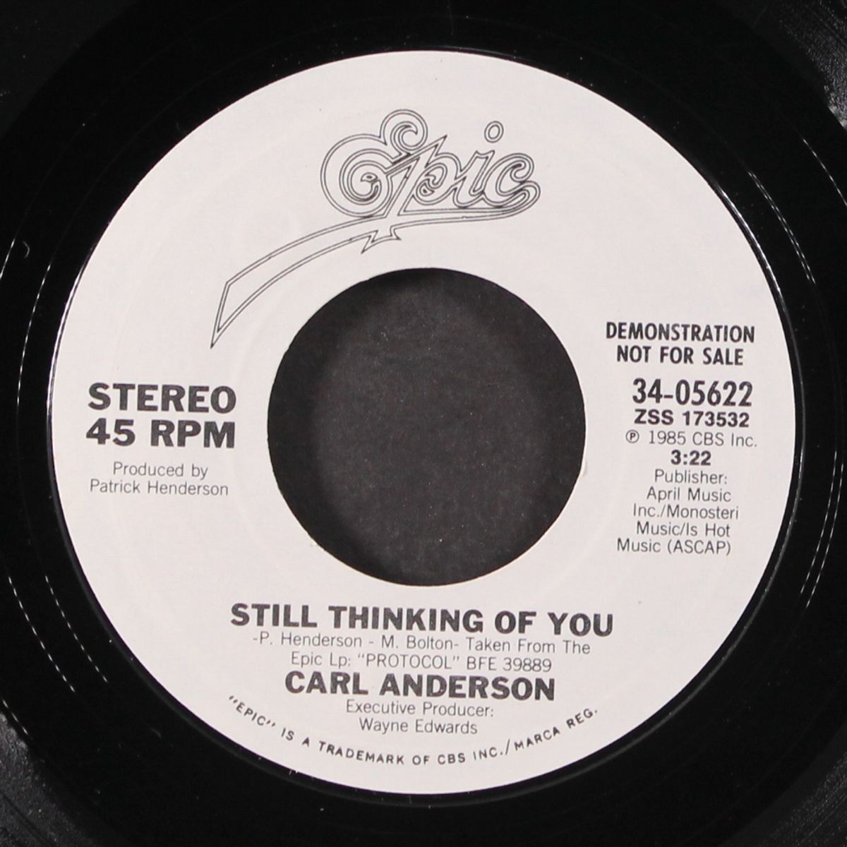 still thinking of you / same by CARL ANDERSON