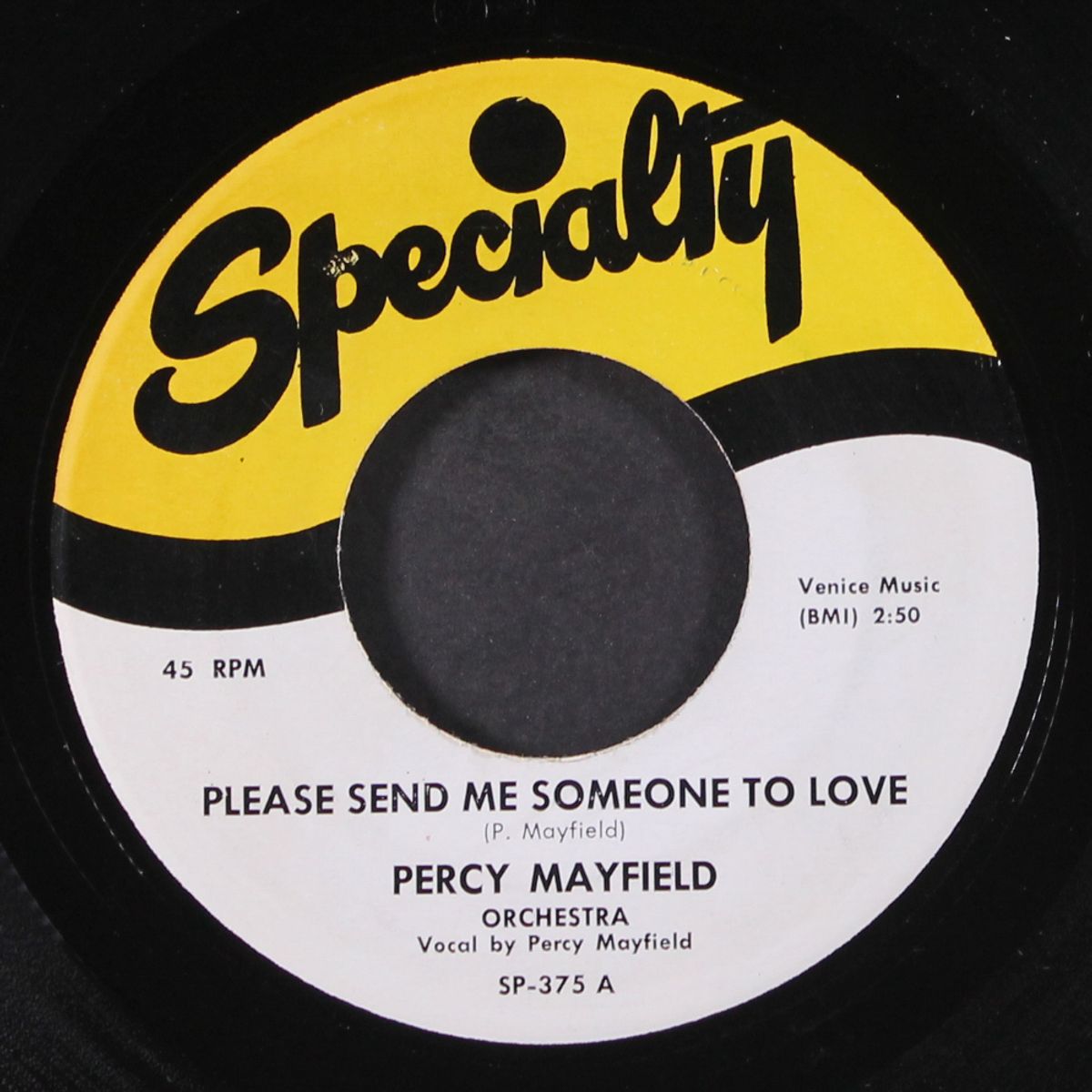 please send me someone to love by PERCY MAYFIELD