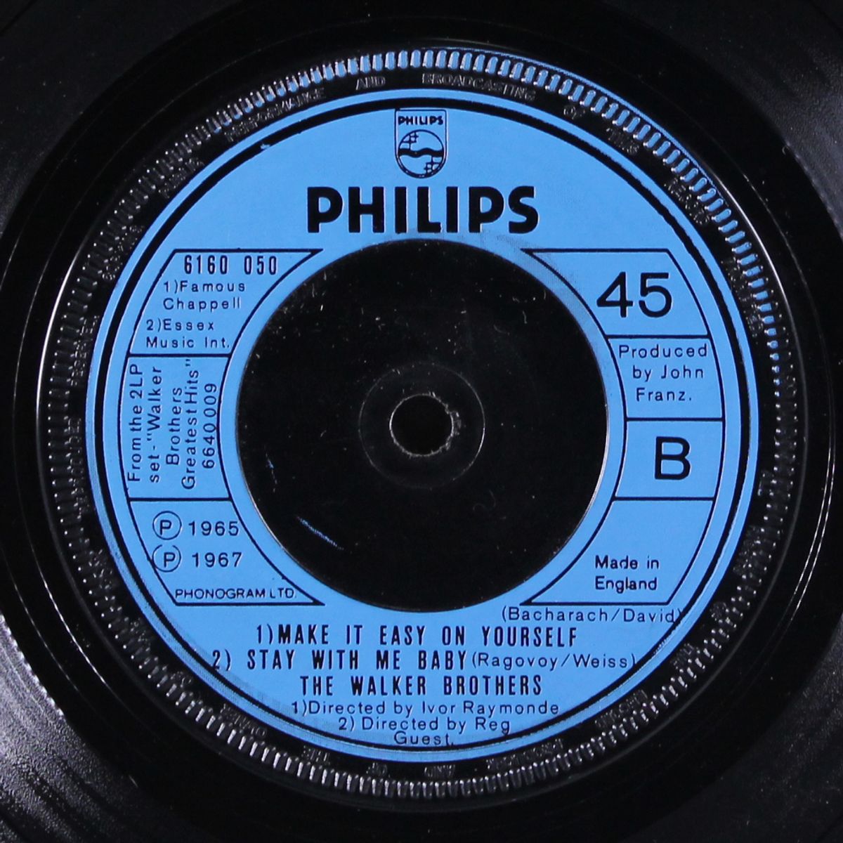 the sun ain't gonna shine any more / +2 by WALKER BROTHERS