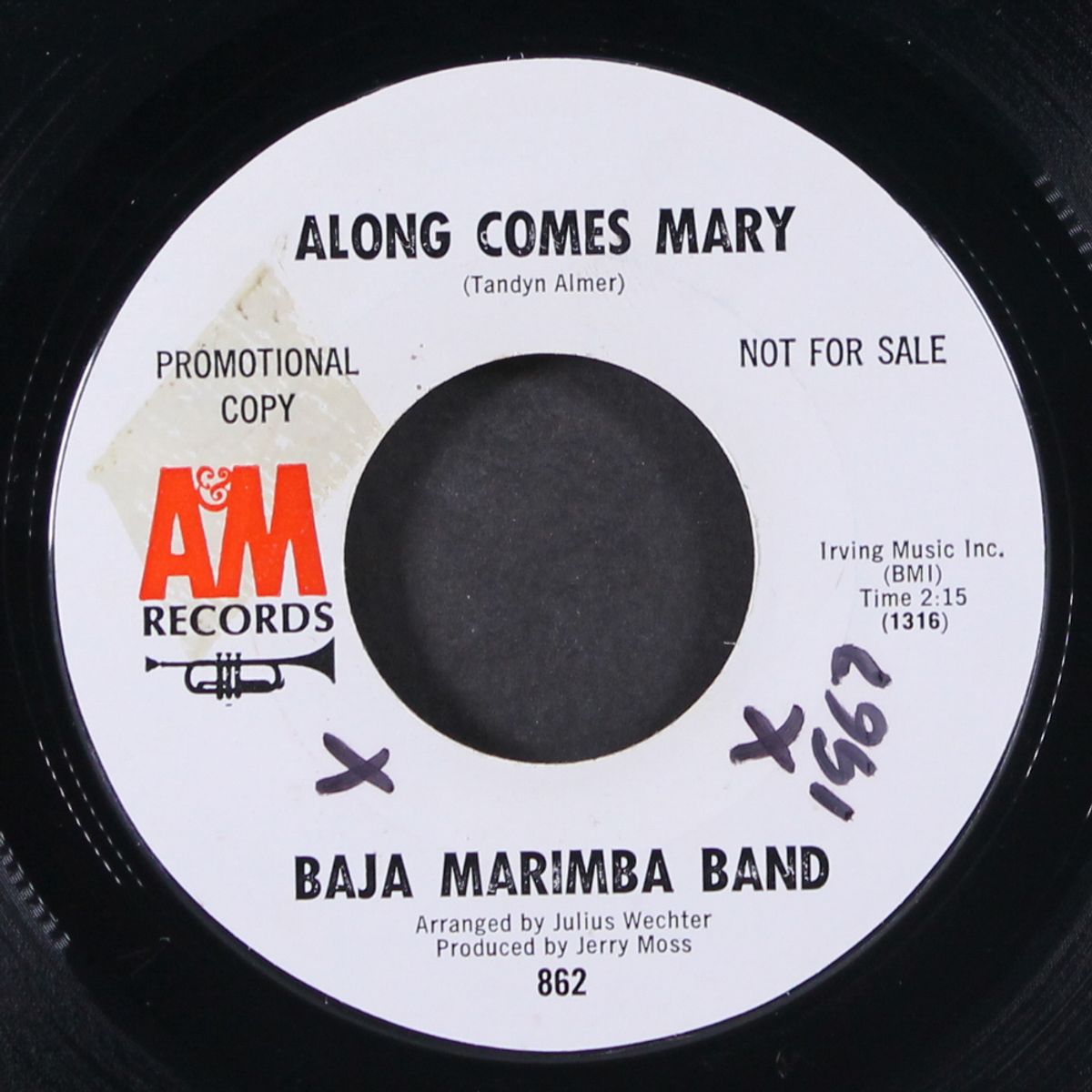 along comes mary / wall street rag by BAJA MARIMBA BAND