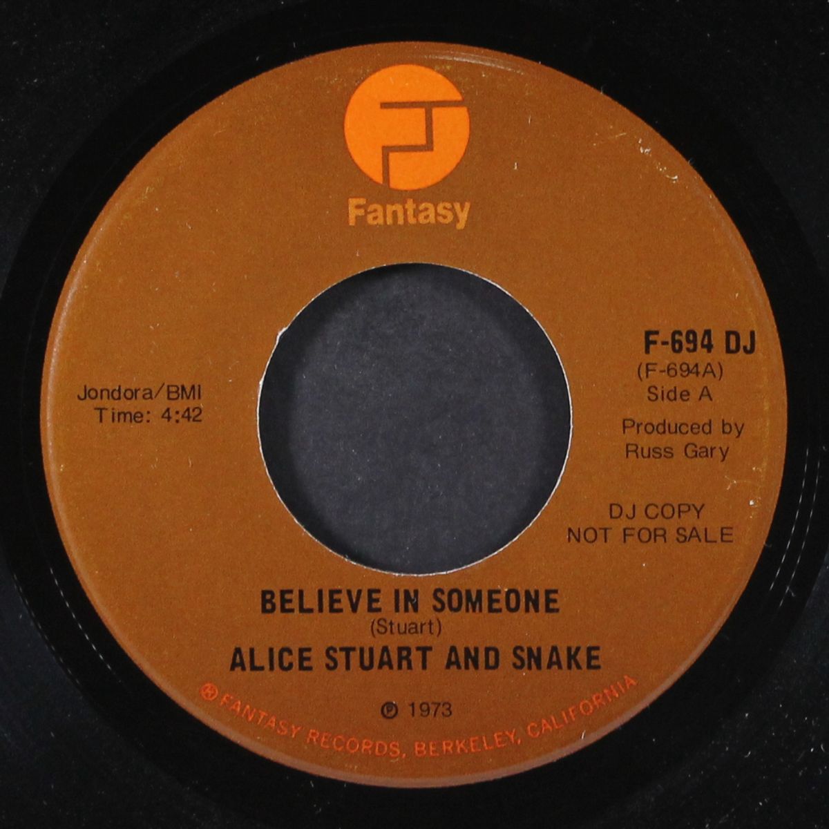believe in someone / golden rocket by ALICE STUART & SNAKE