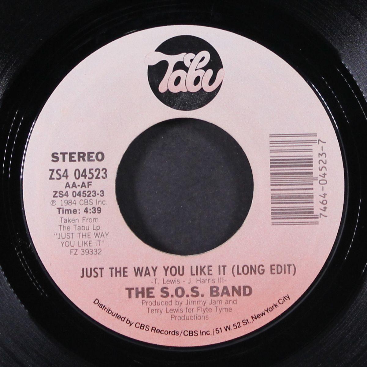 just the way you like it / body break by S.O.S. BAND