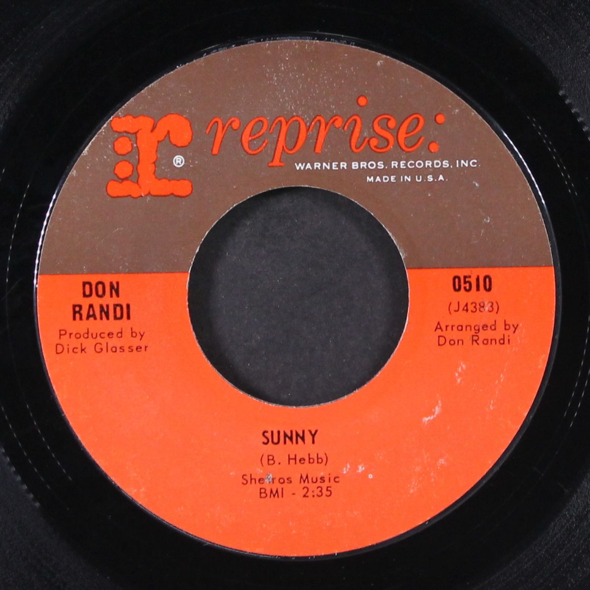 sunny / somewhere, my love by DON RANDI
