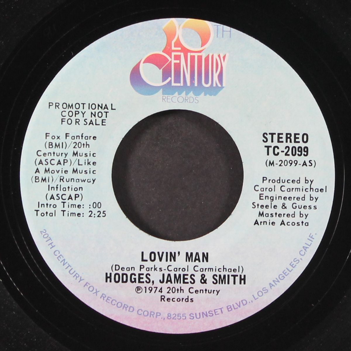 lovin' man / mono by HODGES, JAMES & SMITH
