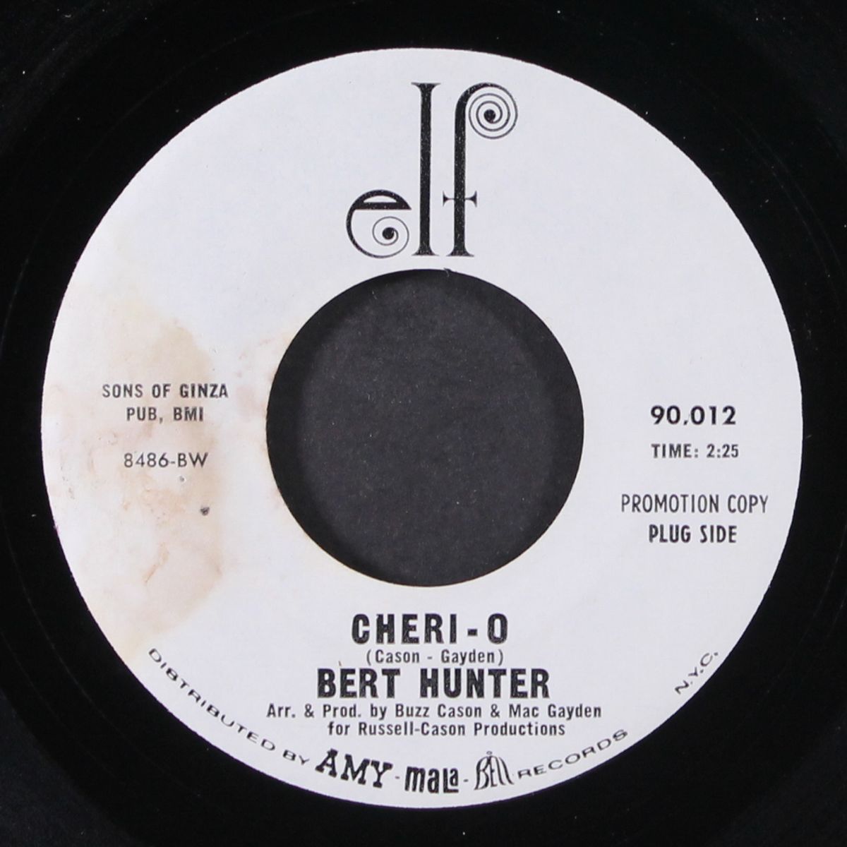 cheri-o by BERT HUNTER