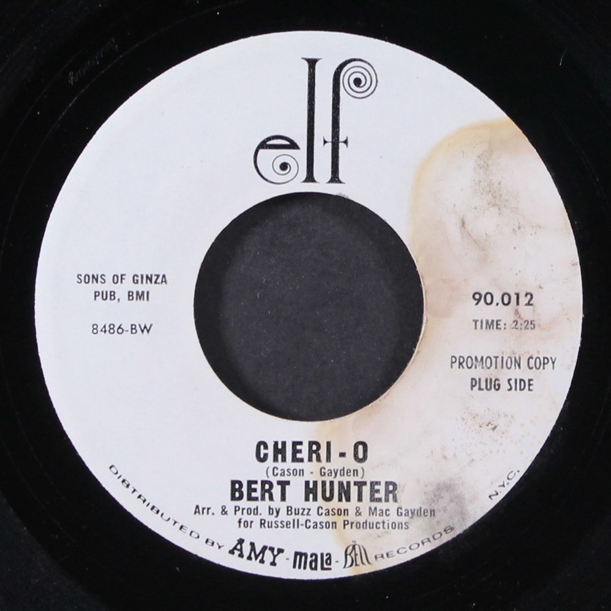cheri-o by BERT HUNTER